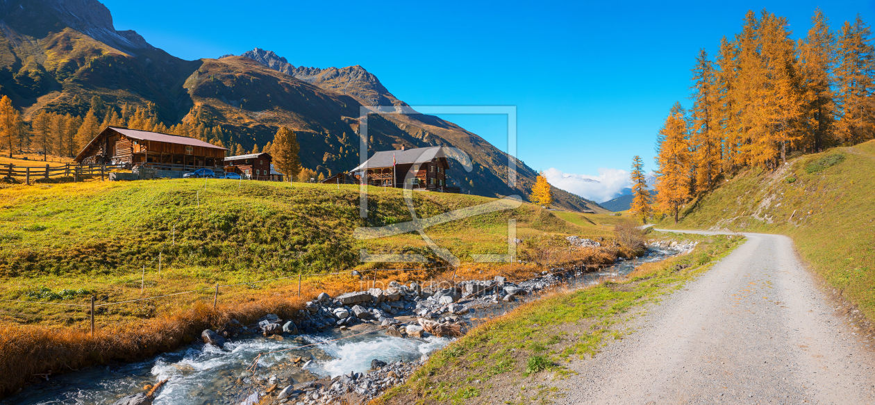 Bild-Nr.: 12885681 Herbst im Sertigtal Schweizer Alpen erstellt von SusaZoom