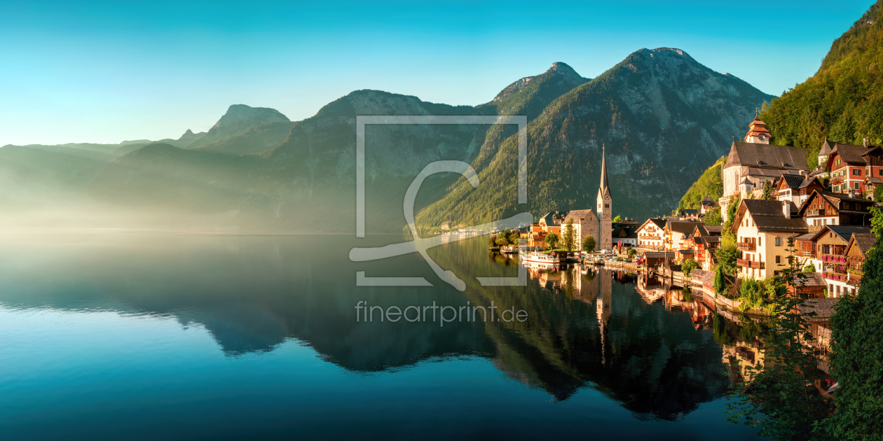 Bild-Nr.: 12886710 Dorf Hallstatt in Österreich am idyllischem See erstellt von Smileus