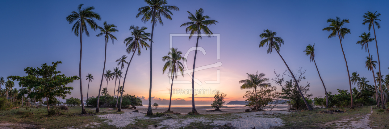 Bild-Nr.: 12889826 Sonnenuntergang am Strand auf Koh Samui erstellt von eyetronic