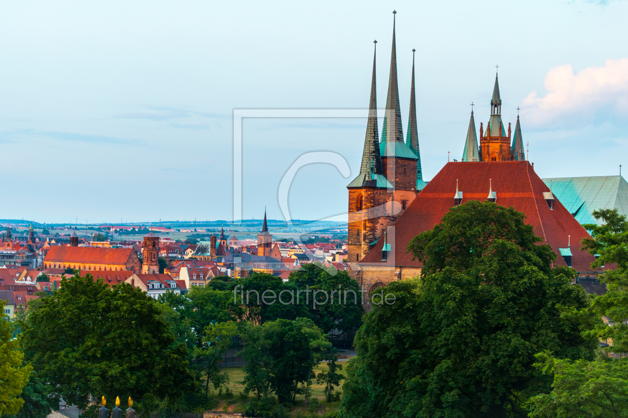 Bild-Nr.: 12890917 Erfurter Dom vom Petersberg aus erstellt von Sandra Höfer