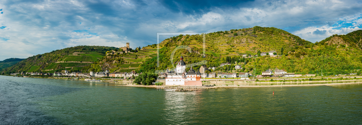 Bild-Nr.: 12892397 Panorama Kaub -4n- erstellt von Erhard Hess