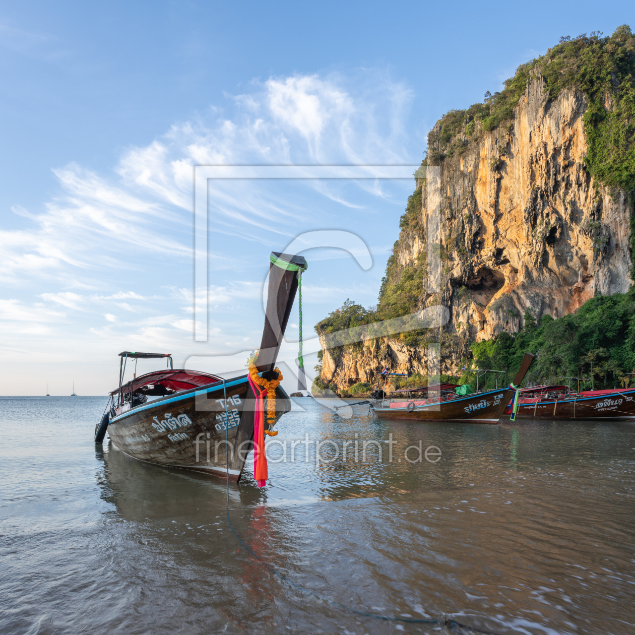 Bild-Nr.: 12893671 Longtail Boot am Tonsai Beach in Thailand erstellt von eyetronic