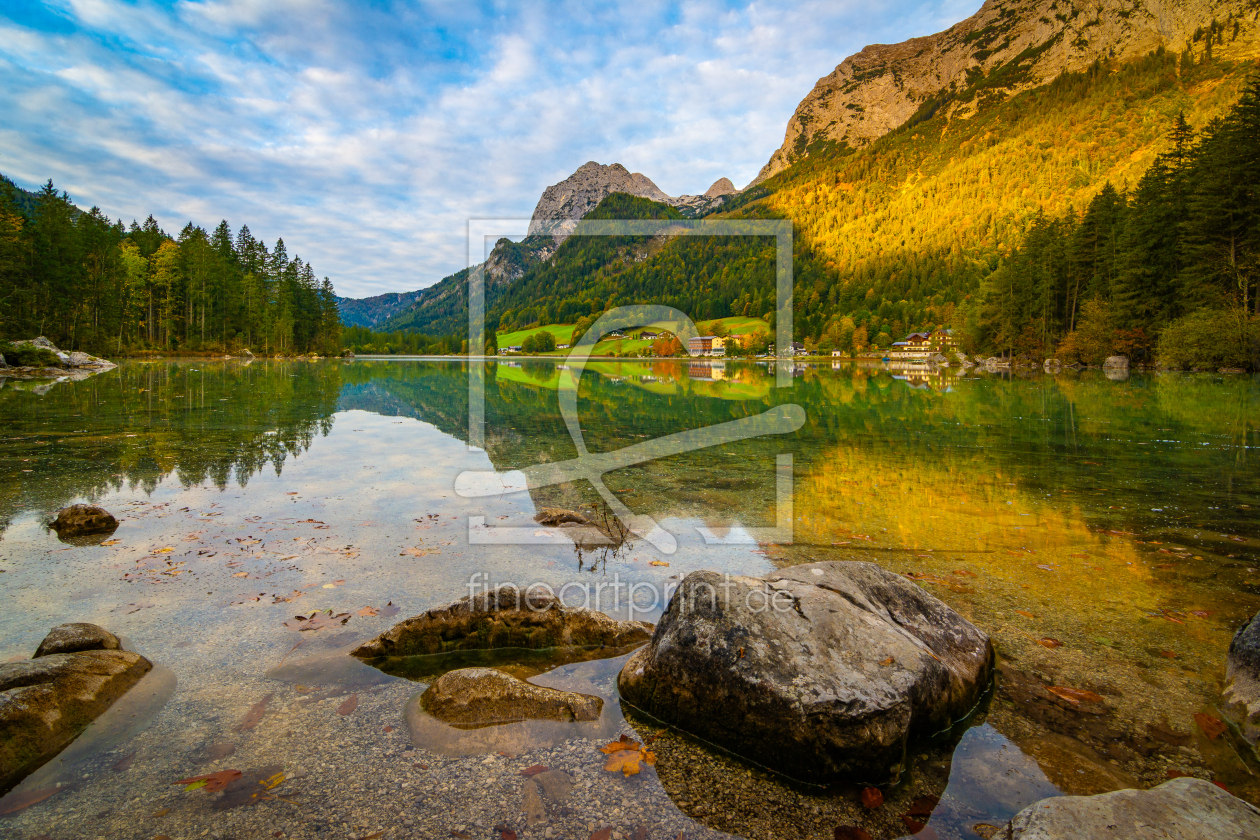 Bild-Nr.: 12898085 Herbst am Hintersee erstellt von Martin Martin Wasilewski