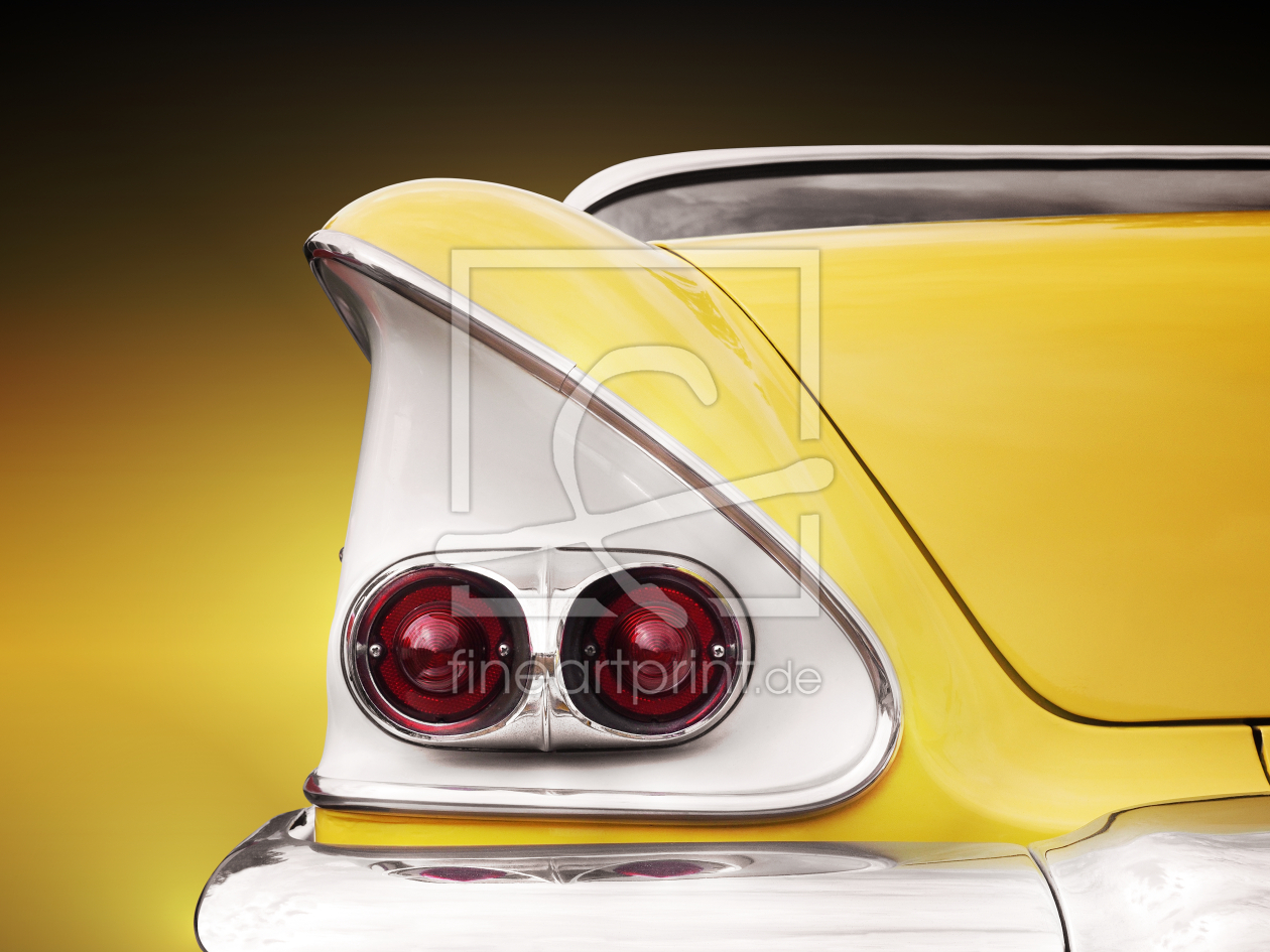 Bild-Nr.: 12900621 Amerikanischer Oldtimer Bel Air 1958 Heck erstellt von Beate Gube