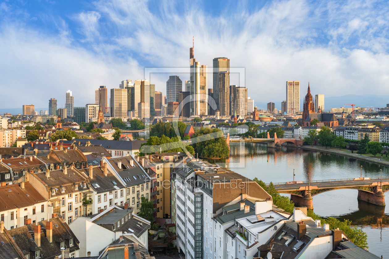 Bild-Nr.: 12901036 Frankfurt in der Morgensonne erstellt von Michael Valjak
