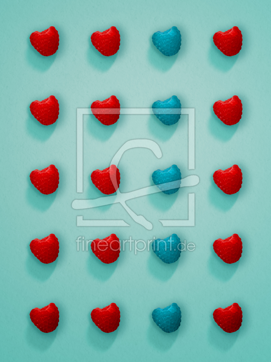 Bild-Nr.: 12901647 Himbeerstruktur_Ordnung im Farbspiel  erstellt von Sandra Höfer