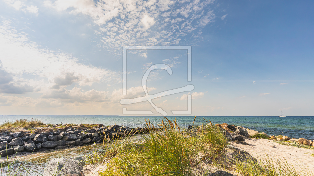 Bild-Nr.: 12905200 Ostseebuhnen und Strandhafer erstellt von Ursula Reins