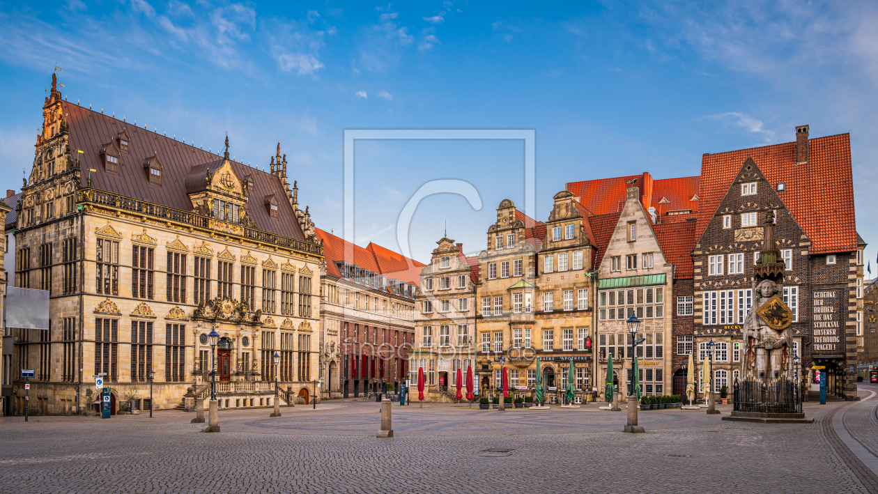 Bild-Nr.: 12908594 Marktplatz von Bremen erstellt von Mapics