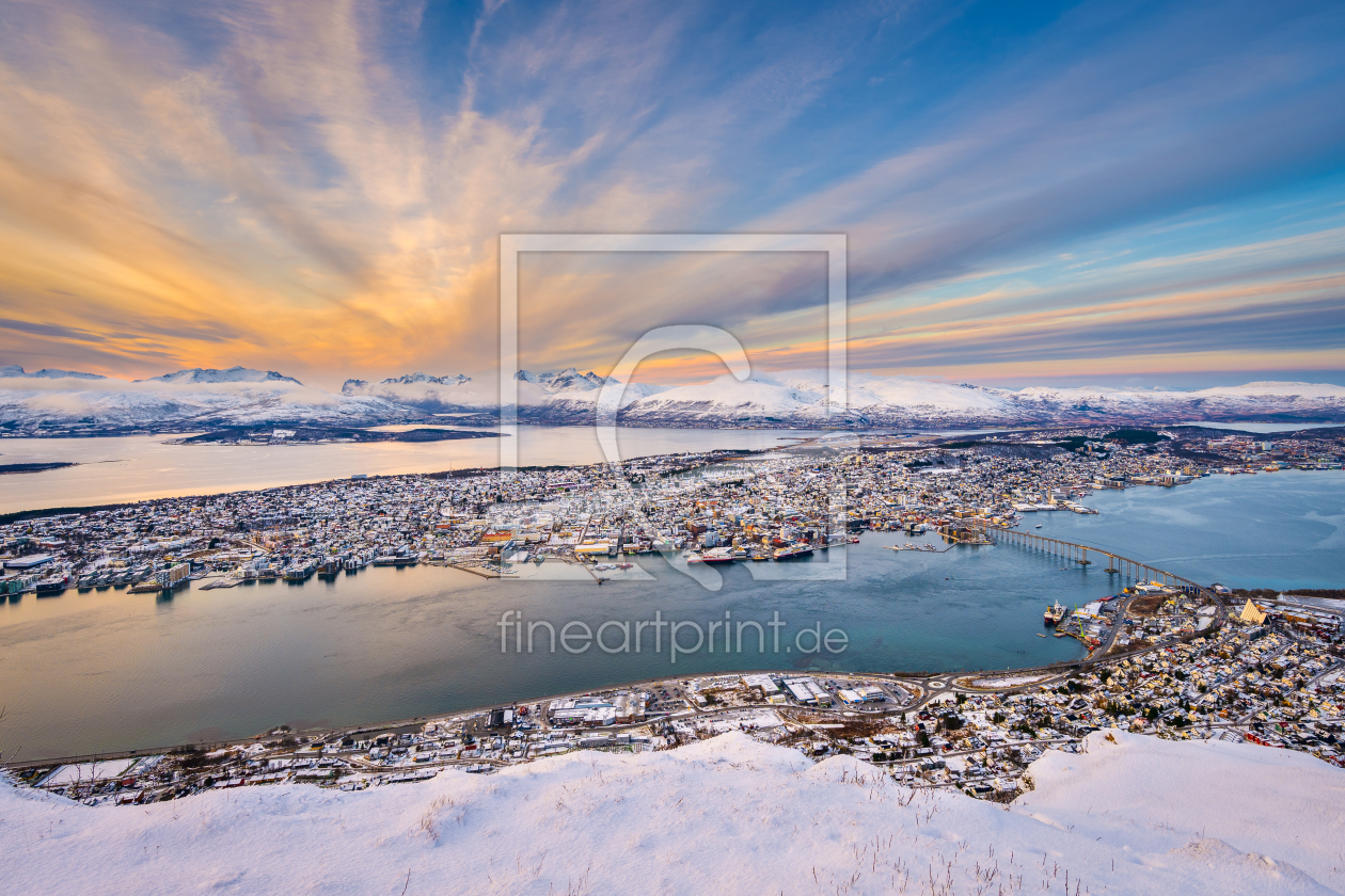 Bild-Nr.: 12908951 Winter in Tromso in Norwegen erstellt von Mapics