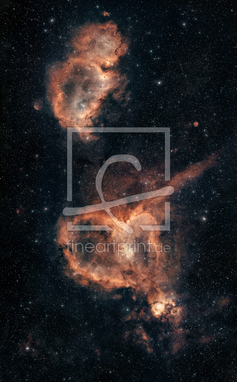 Bild-Nr.: 12909375 Astrofotografie des Herz- und Seelennebels erstellt von Smileus