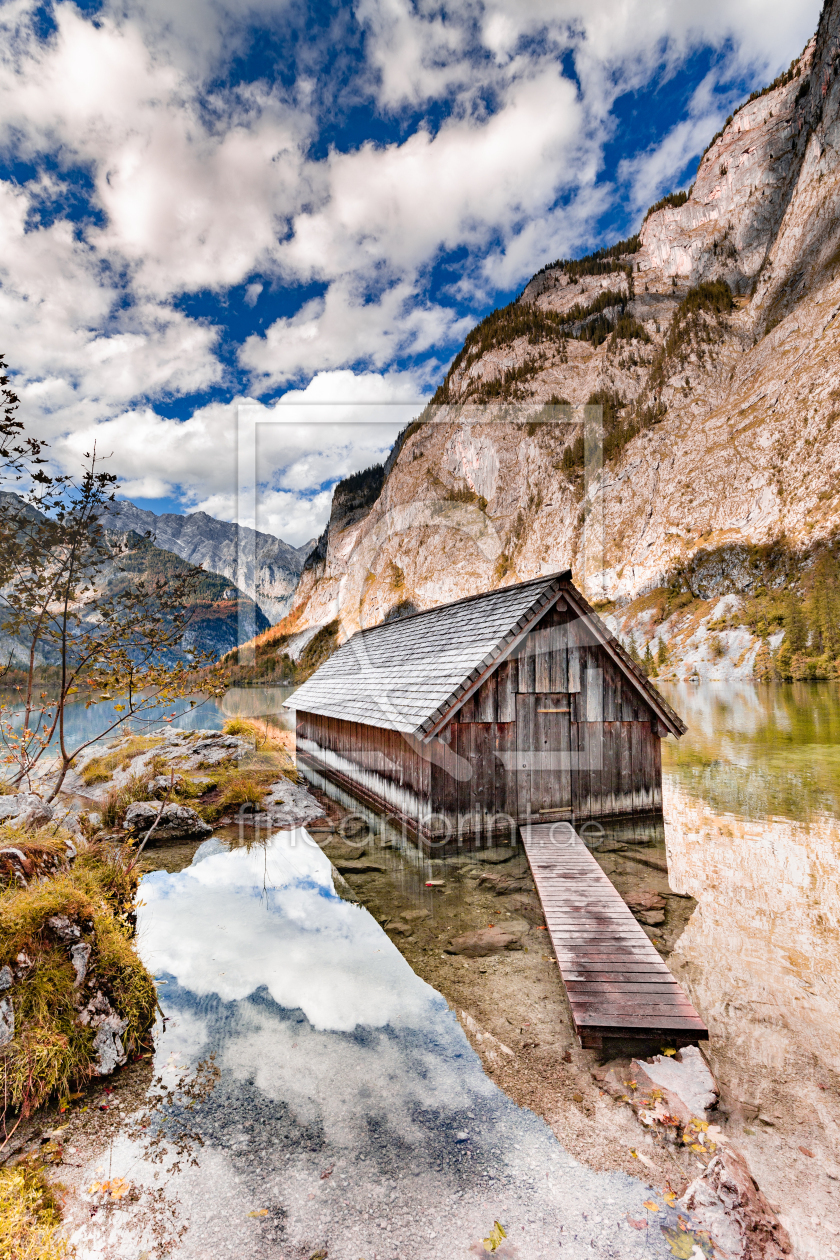 Bild-Nr.: 12909762 Bootshaus am Obersee erstellt von DirkR