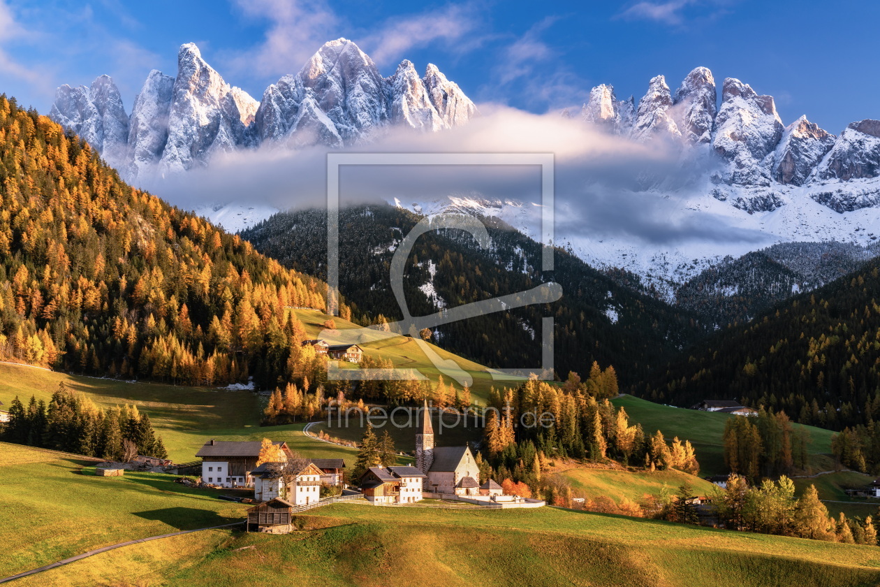 Bild-Nr.: 12909874 Herbst im Villnößtal Südtirol erstellt von Achim Thomae