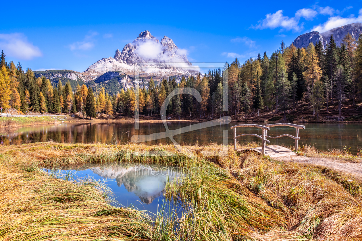 Bild-Nr.: 12910141 Herbst am Lago Antorno Dolomiten erstellt von Achim Thomae
