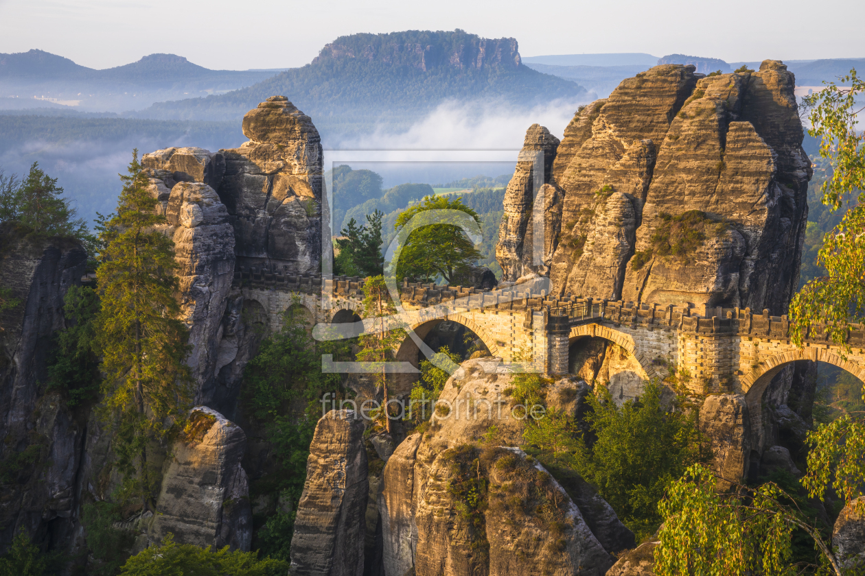 Bild-Nr.: 12910417 Blick zur Basteibrücke erstellt von Daniela Beyer