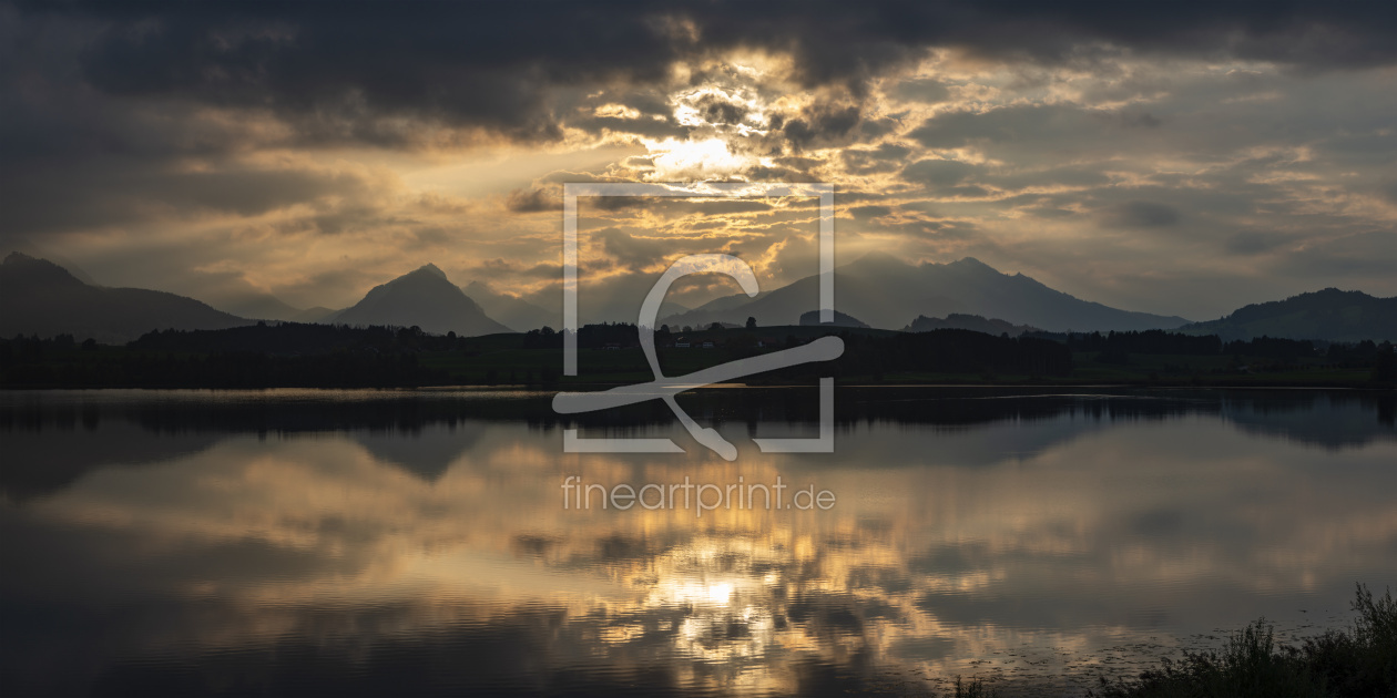Bild-Nr.: 12911657 Abendstille am Hopfensee erstellt von Walter G. Allgöwer