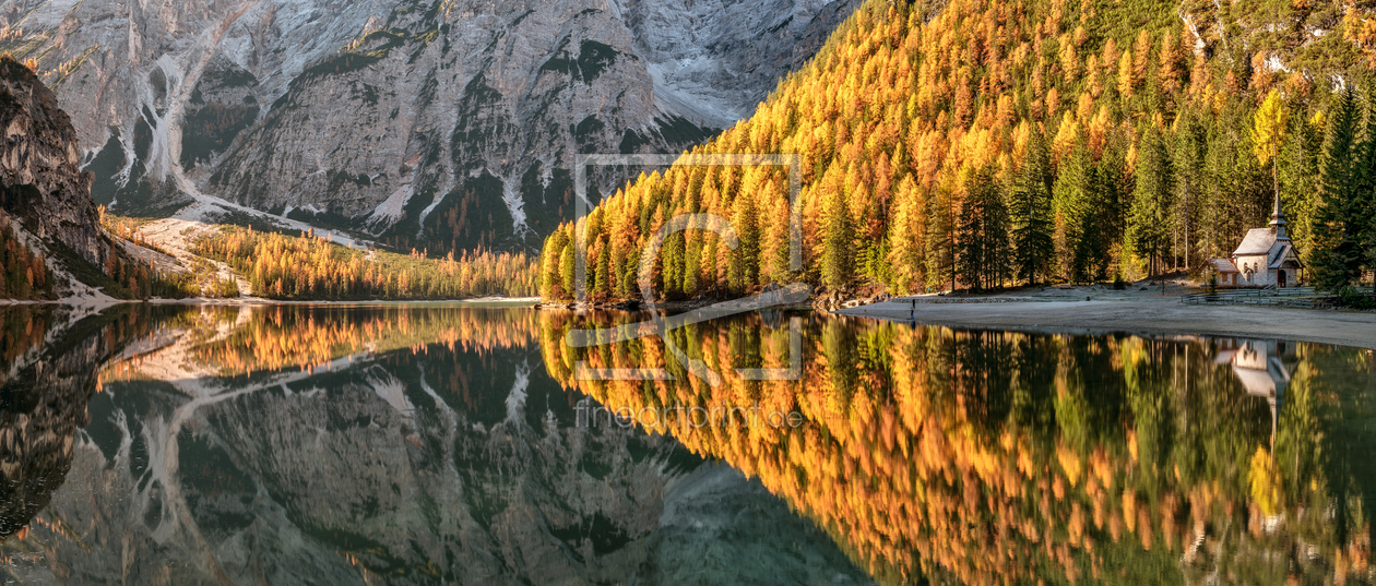 Bild-Nr.: 12911728 Herbst am Pragser Wildsee Südtirol erstellt von Achim Thomae