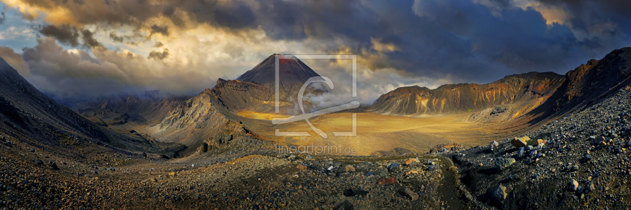 Bild-Nr.: 12911786 Tongariro South Crater mit Mount Ngauruhoe  erstellt von Michael und Elisabeth Rucker