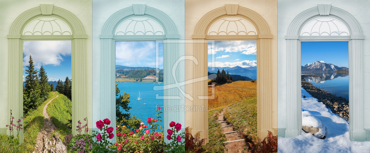 Bild-Nr.: 12912894 Vier Jahreszeiten Collage II erstellt von SusaZoom