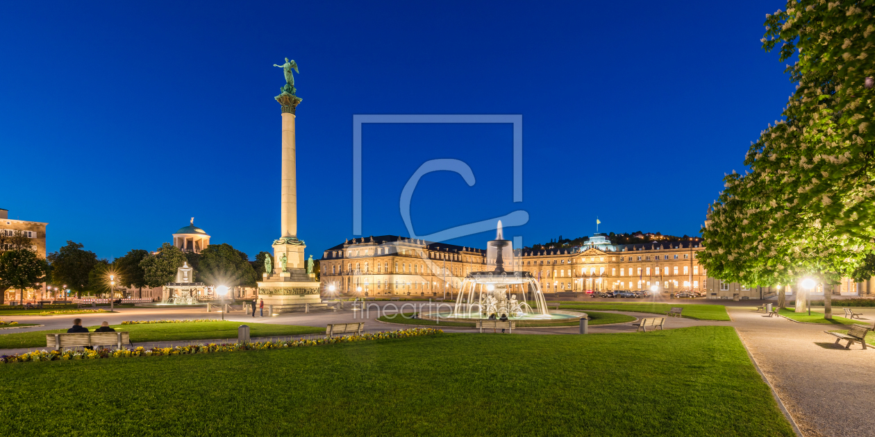 Bild-Nr.: 12914603 Schlossplatz und Neues Schloss in Stuttgart erstellt von dieterich