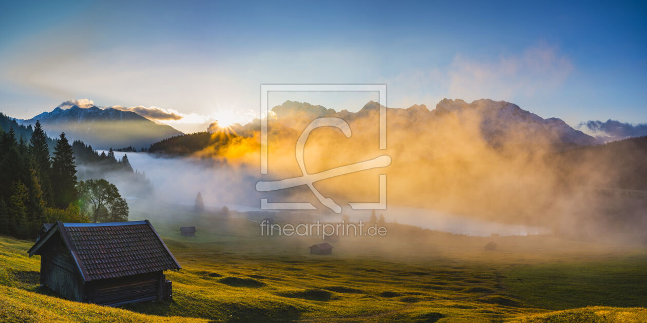 Bild-Nr.: 12914645 Morgenhauch über dem Geroldsee erstellt von Walter G. Allgöwer