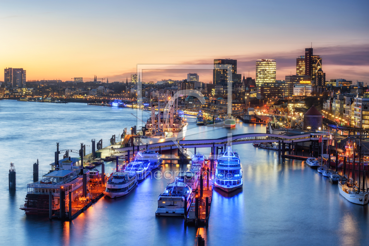 Bild-Nr.: 12915608 Lichter des Hafens erstellt von Nordbilder