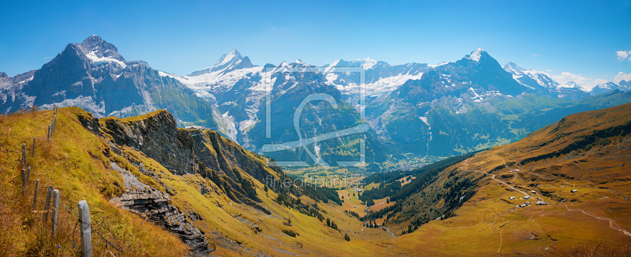 Bild-Nr.: 12916254 Herbstlandschaft Grindelwald First Berner Oberland erstellt von SusaZoom
