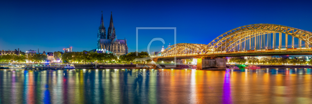 Bild-Nr.: 12916626 Kölner Dom und Hohenzollernbrücke - Panorama erstellt von Martin Martin Wasilewski