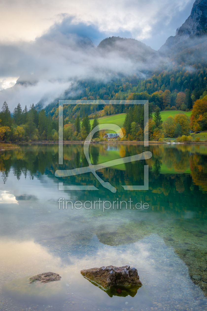 Bild-Nr.: 12916752 Herbstabend am Hintersee in Ramsau erstellt von Martin Martin Wasilewski