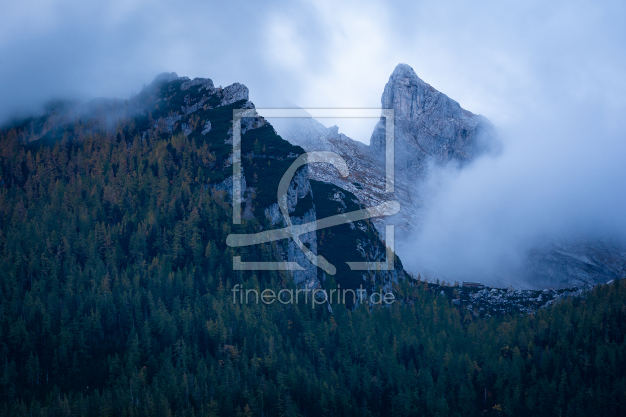 Bild-Nr.: 12916756 Hochkalter im Berchtesgadener Land im Nebel erstellt von Martin Martin Wasilewski