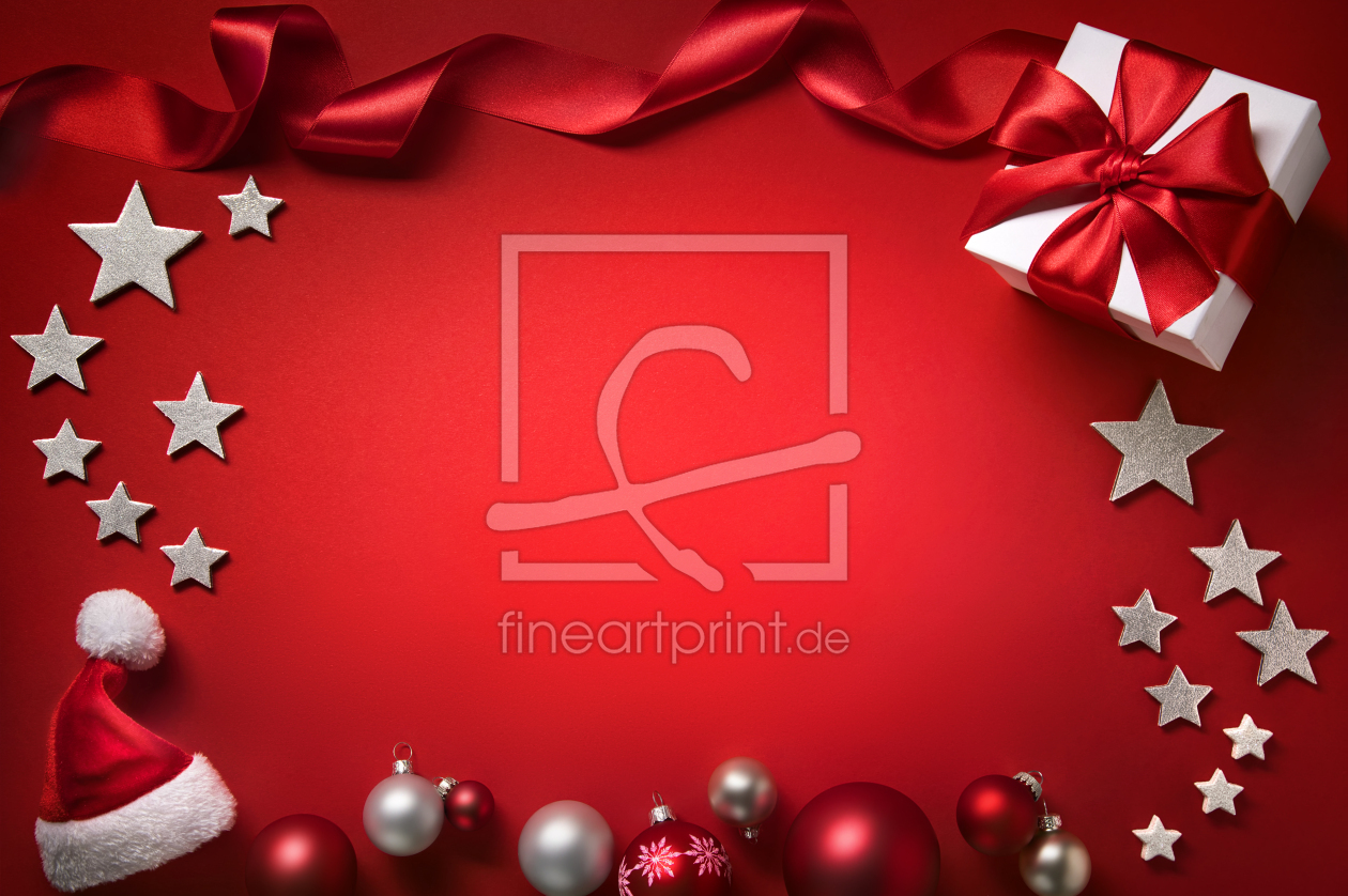 Bild-Nr.: 12916760 Weihnachtshintergrund in rot erstellt von Smileus