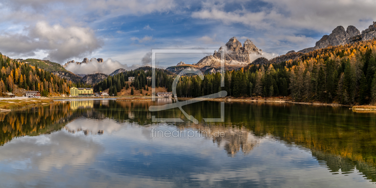 Bild-Nr.: 12916858 Herbst am Misurinasee in den Dolomiten erstellt von Achim Thomae
