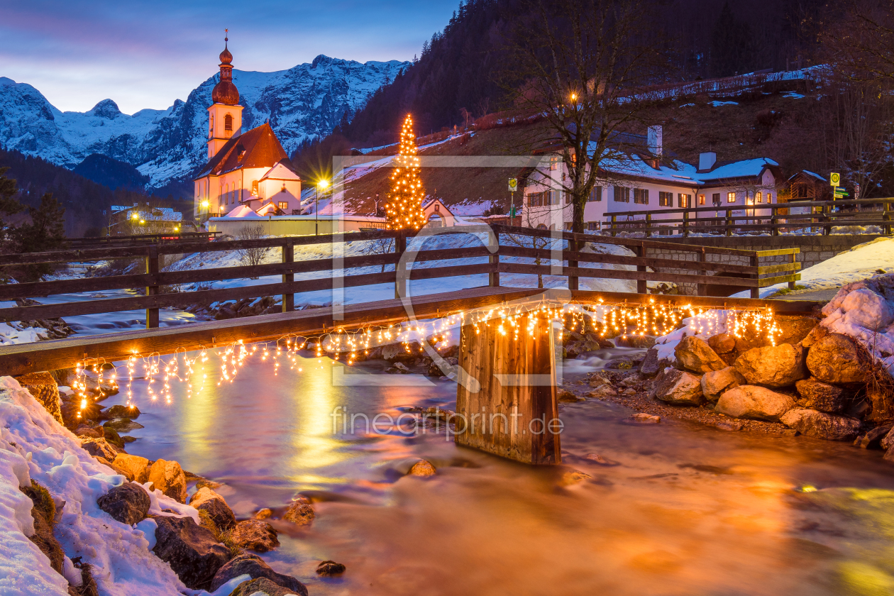 Bild-Nr.: 12916942 Weihnachten in Ramsau - Berchtesgadener Land erstellt von Martin Martin Wasilewski