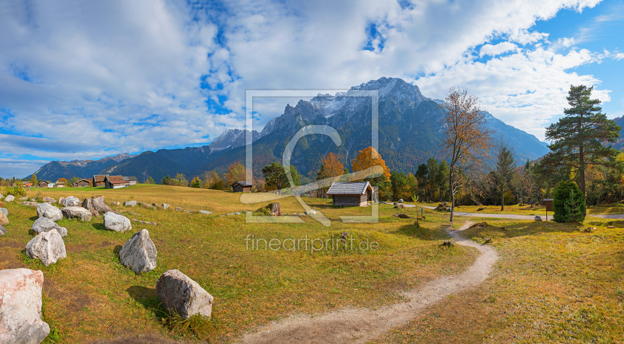 Bild-Nr.: 12917637 Karwendelblick II vom Steingarten Mittenwald erstellt von SusaZoom