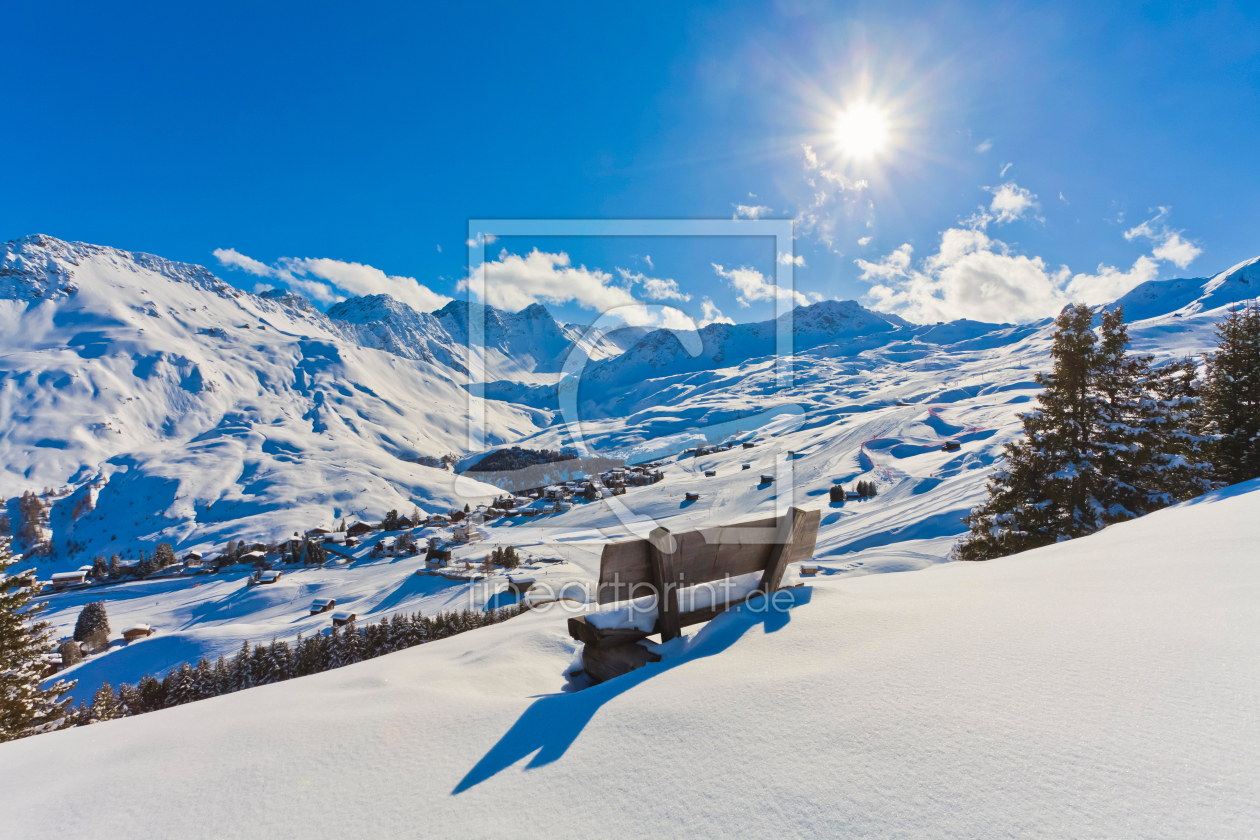 Bild-Nr.: 12918046 Neuschnee in Arosa - Graubünden - Schweiz erstellt von dieterich