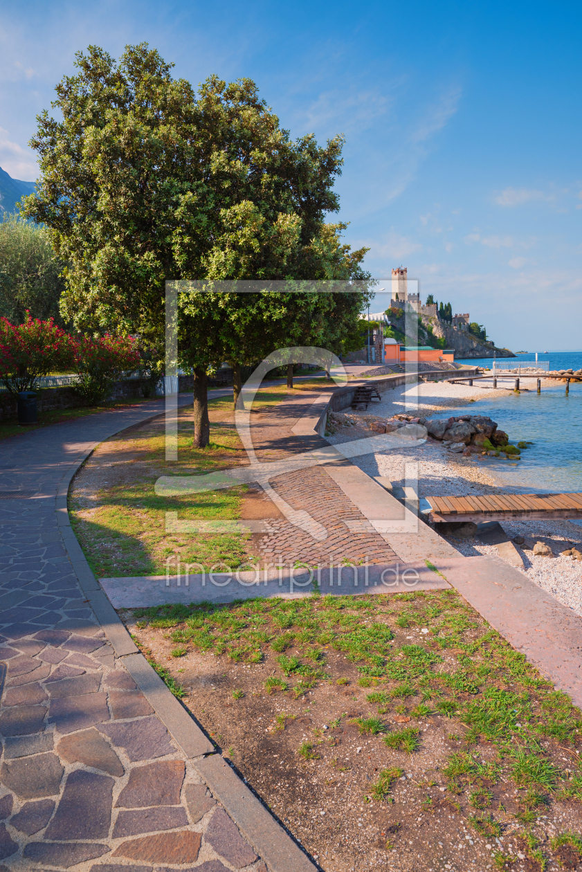 Bild-Nr.: 12918587 Malcesine Uferpromenade mit Burgblick erstellt von SusaZoom
