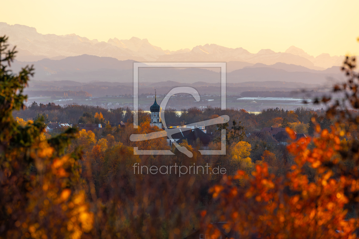 Bild-Nr.: 12918679 Kirchturm von Kluftern am Bodensee erstellt von janschuler