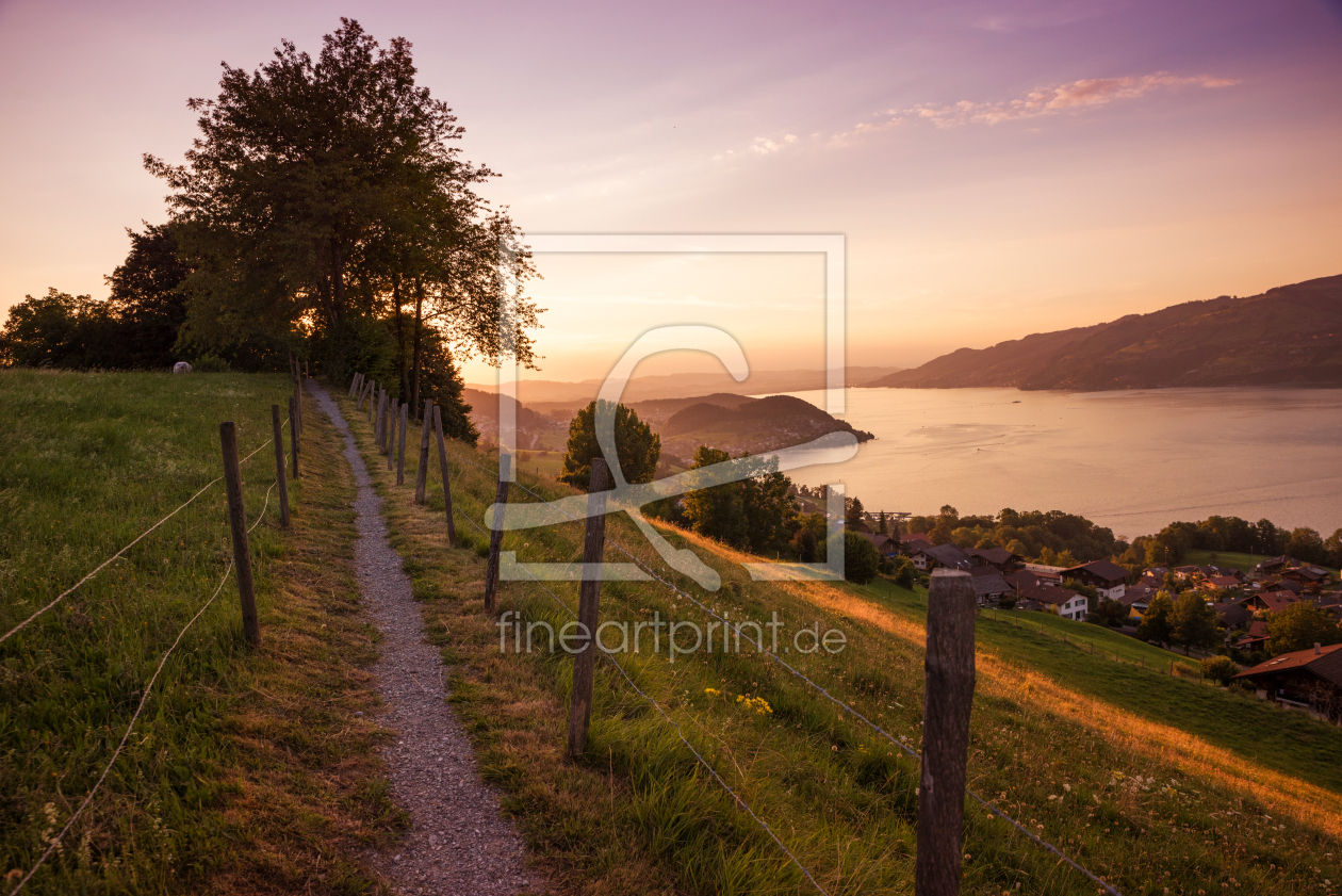 Bild-Nr.: 12920069 Abendstimmung am Büel in Krattigen erstellt von SusaZoom