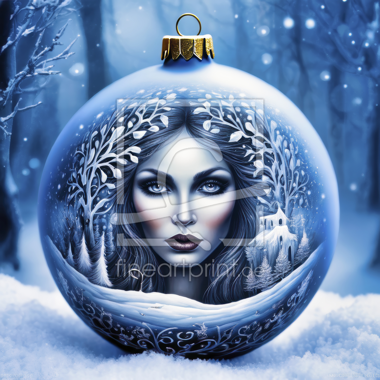 Bild-Nr.: 12921328 Lady Winter KI erstellt von XYRIUS