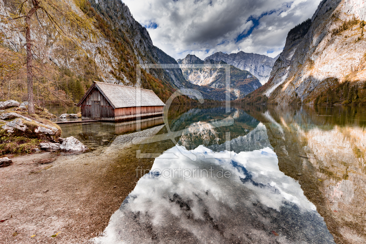 Bild-Nr.: 12922526 Bootshaus am Obersee erstellt von DirkR