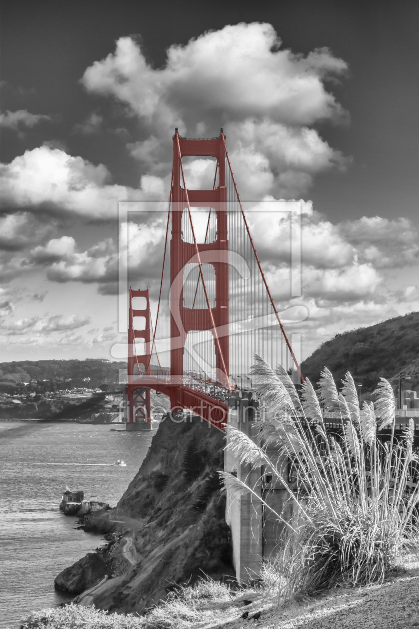 Bild-Nr.: 12923235 SAN FRANCISCO Golden Gate Bridge - colorkey  erstellt von Melanie Viola