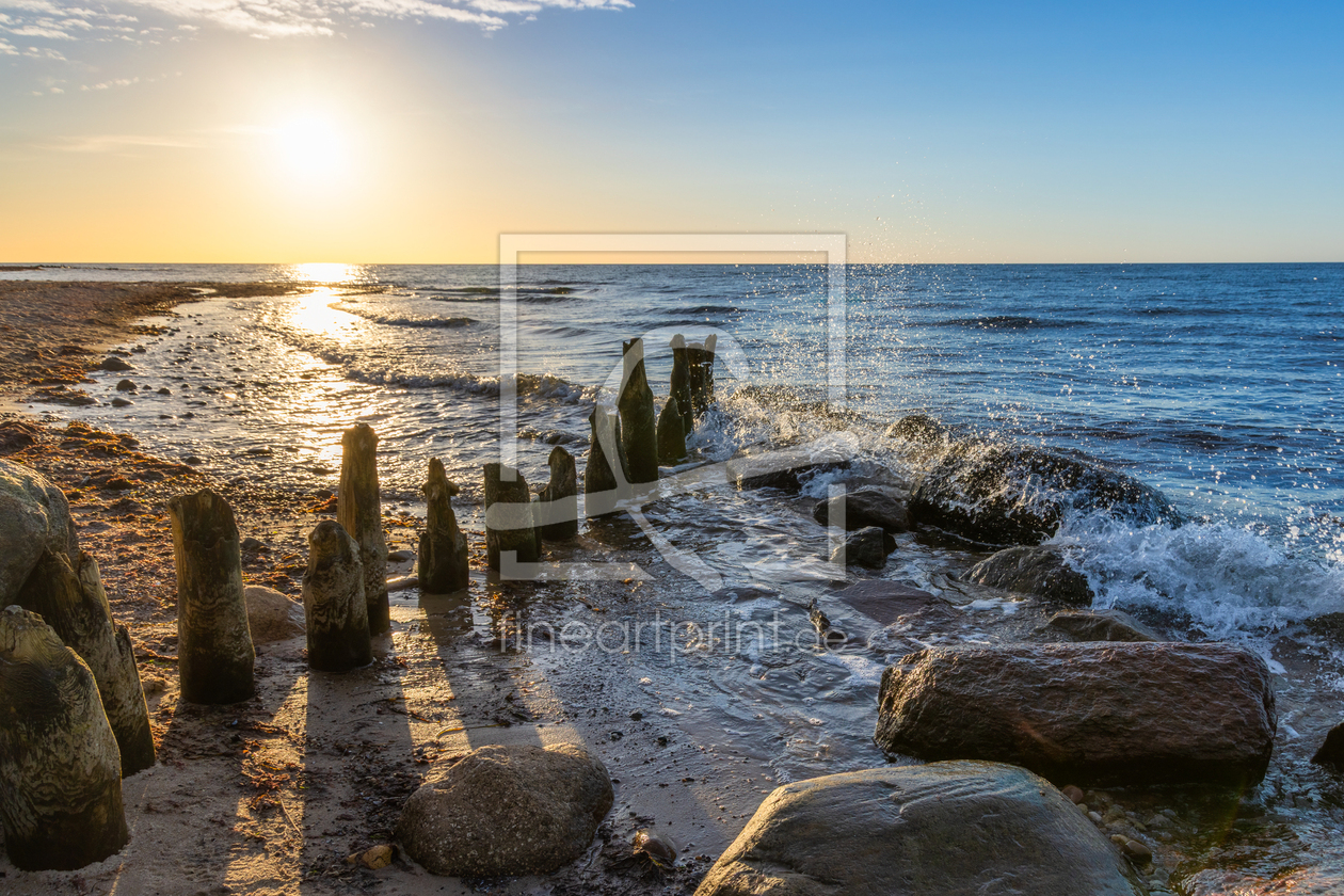 Bild-Nr.: 12924900 Sonnenuntergang am Ostseestrand erstellt von Daniela Beyer
