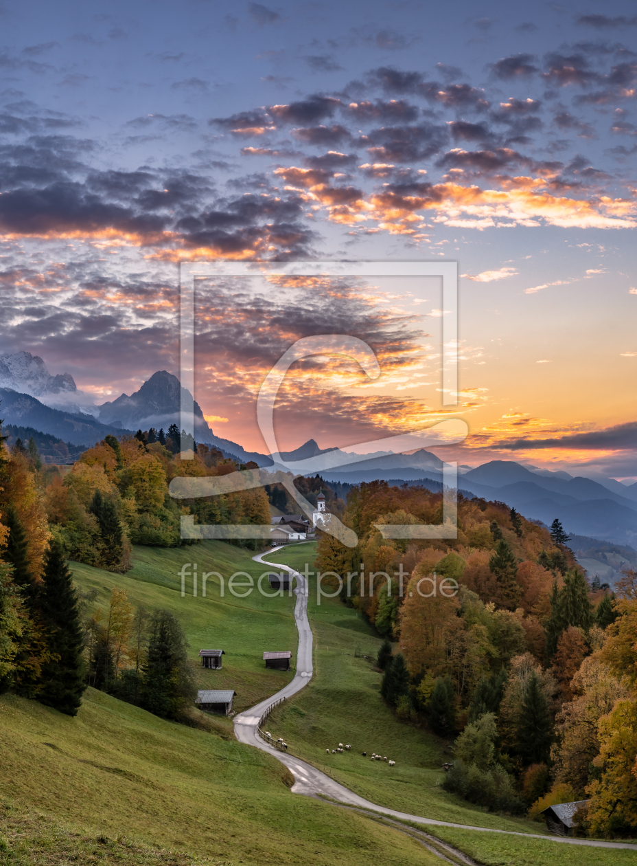 Bild-Nr.: 12927835 Sonnenuntergang in Bayern erstellt von Achim Thomae