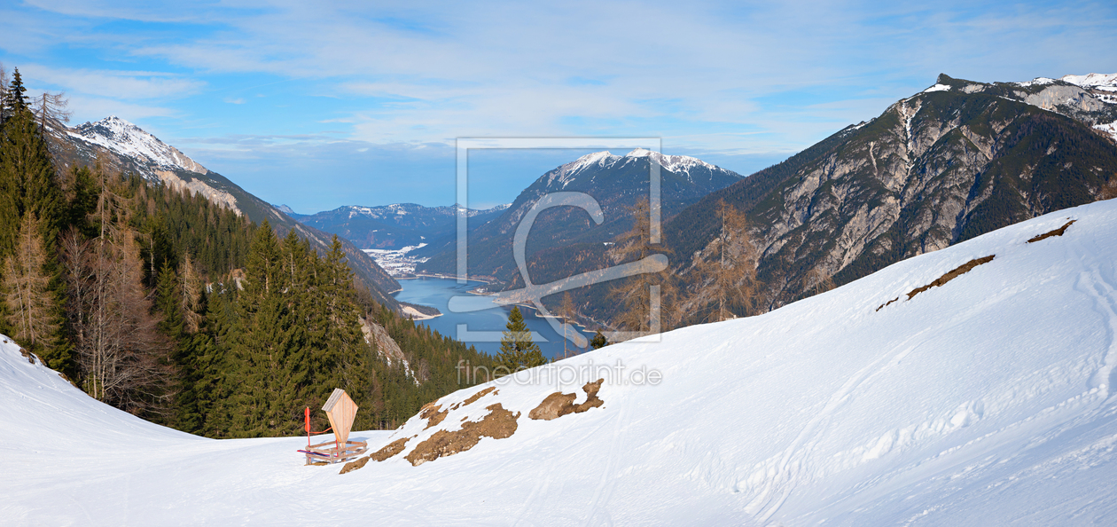 Bild-Nr.: 12929981 Skigebiet Pertisau mit Achenseeblick erstellt von SusaZoom