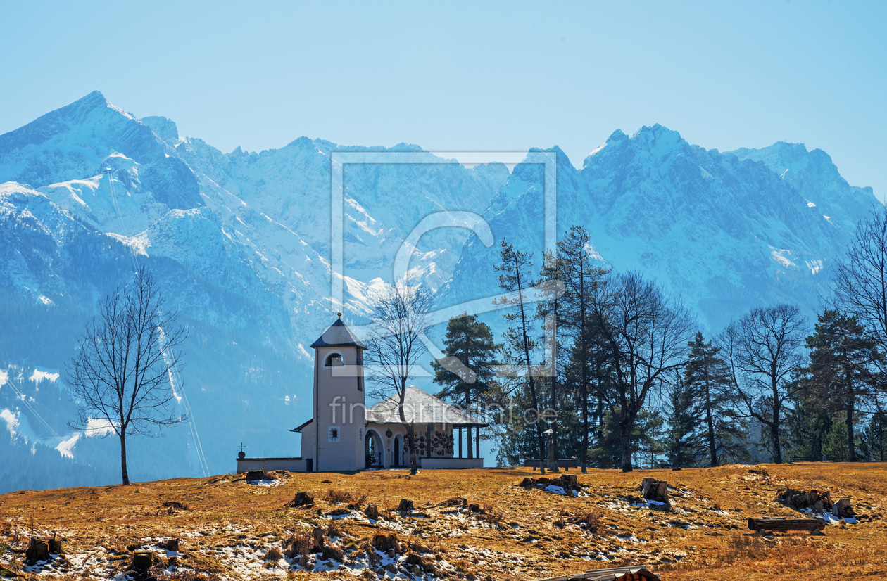 Bild-Nr.: 12930506 Bergkapelle am Kramerhöhenweg Garmisch erstellt von SusaZoom