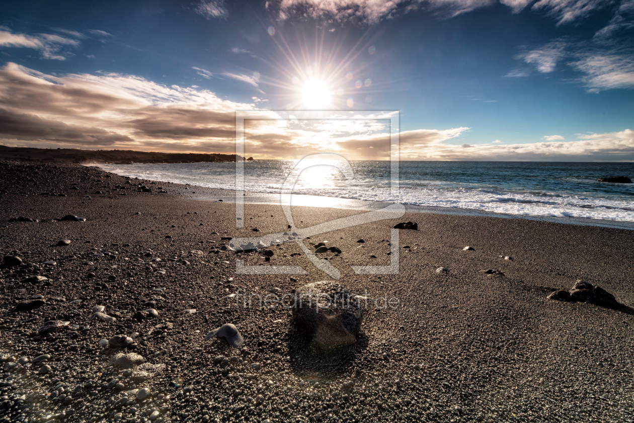 Bild-Nr.: 12931446 Schwarzer Lavastrand erstellt von Nordbilder