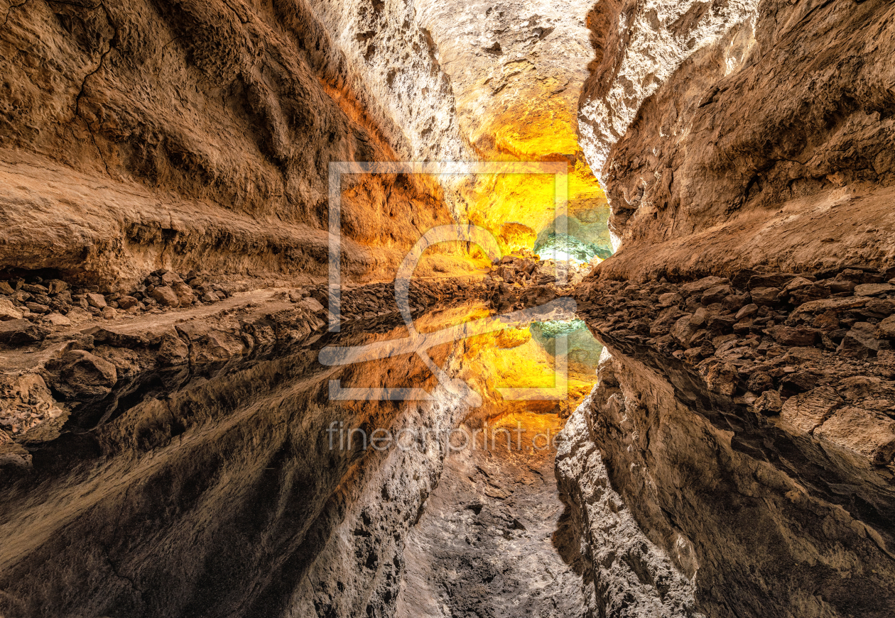 Bild-Nr.: 12931459 Lavahöhle Cueva de los Verdes erstellt von Nordbilder