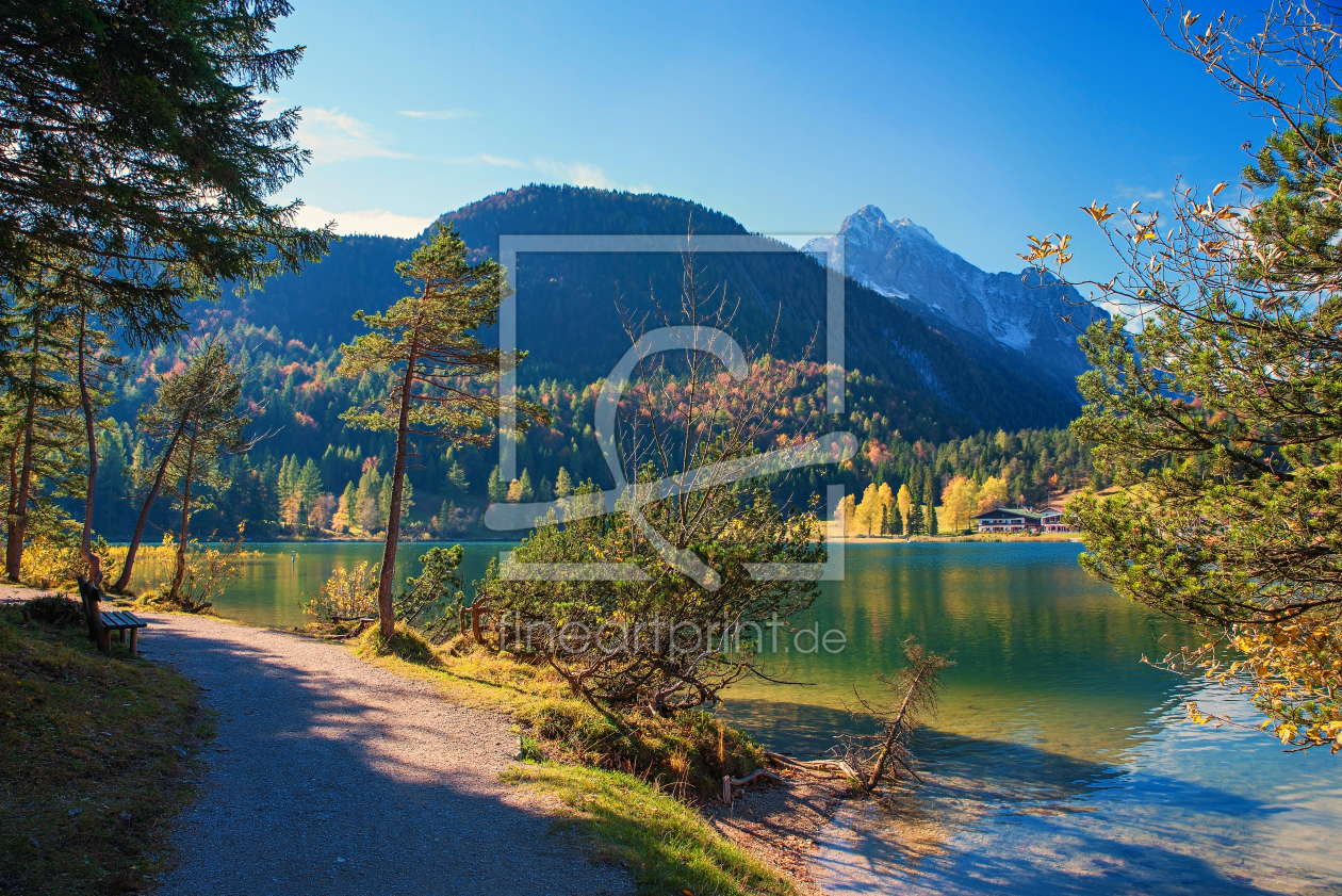 Bild-Nr.: 12933678 Lautersee Rundweg bei Mittenwald erstellt von SusaZoom