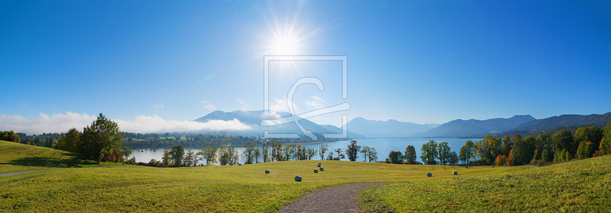 Bild-Nr.: 12934180 Morgensonne über dem Tegernsee erstellt von SusaZoom