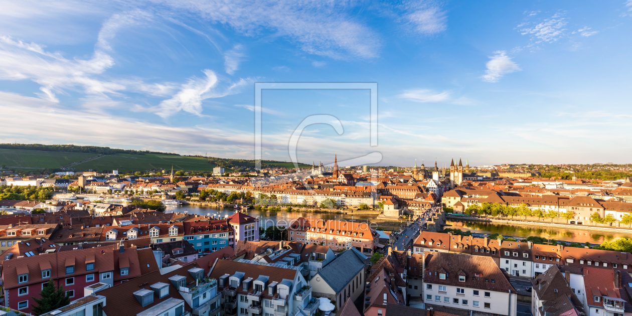 Bild-Nr.: 12936360 Skyline Würzburg mit der Altstadt - Franken erstellt von dieterich