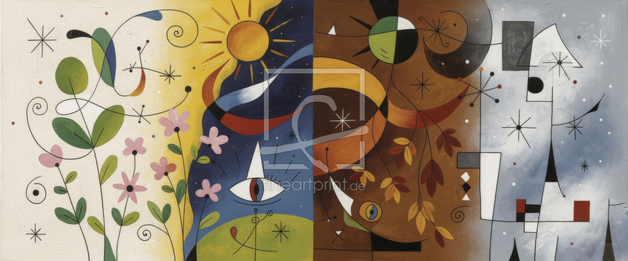 Bild-Nr.: 12937081 Jahreszeiten KI erstellt von XYRIUS